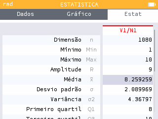 Calculadora — média ≈ 8,26 pontos