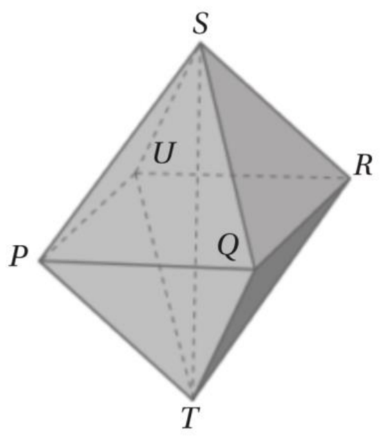 Octaedro regular PQRSTU