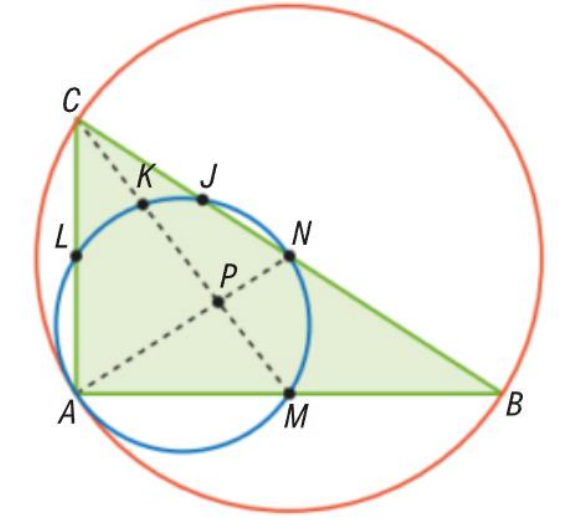Circunferência circunscrita e circunferência dos nove pontos