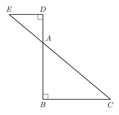 Triângulos [ABC] e [ADE]