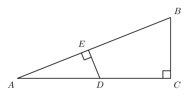 Triângulos [ABC] e [ADE]
