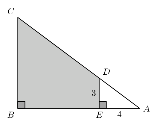 Triângulos [ABC] e [AED]