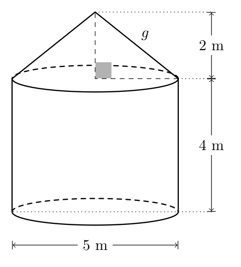 Cilindro + cone — casa castreja