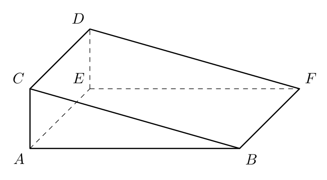Prisma triangular reto