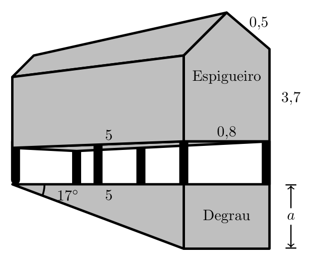 Prisma pentagonal — espigueiro