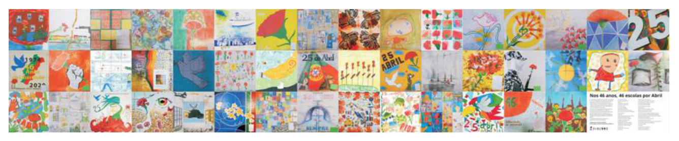 Fotografia do mural O 25 de Abril nas Escolas