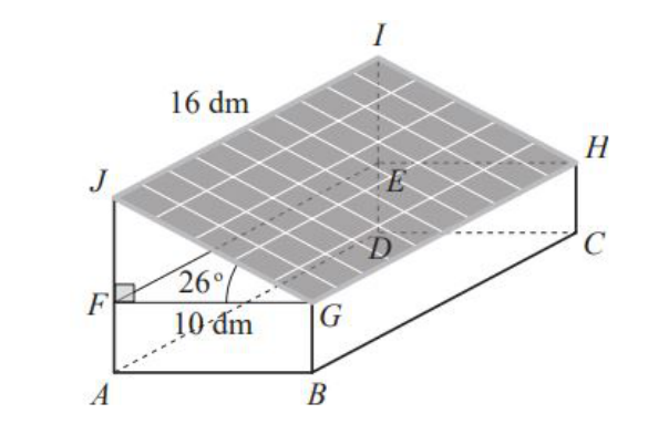 Modelo geométrico do painel fotovoltaico e do flutuador