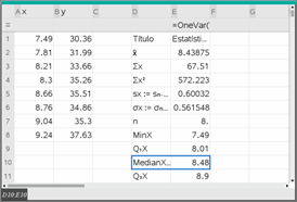 Mediana dos diâmetros biparietais na calculadora