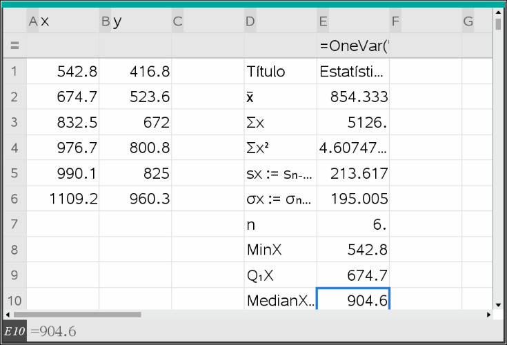 Mediana das remunerações dos homens na calculadora