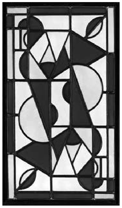 Vitral Dans I, de Theo van Doesburg